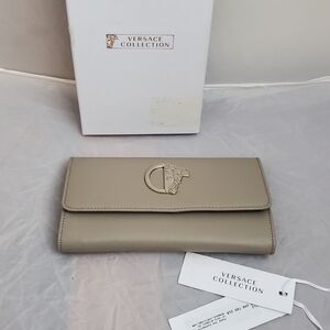 Versace Collection Taupe Wallet